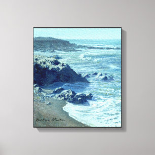 "Rocky Shoreline" Gallery Wrapped Canvas Print