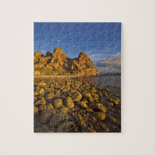 Rocky shoreline on Isla Carmen in the Gulf of Jigsaw Puzzle