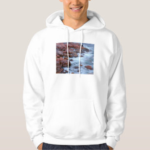 Rocky shoreline with water, Canada Hoodie