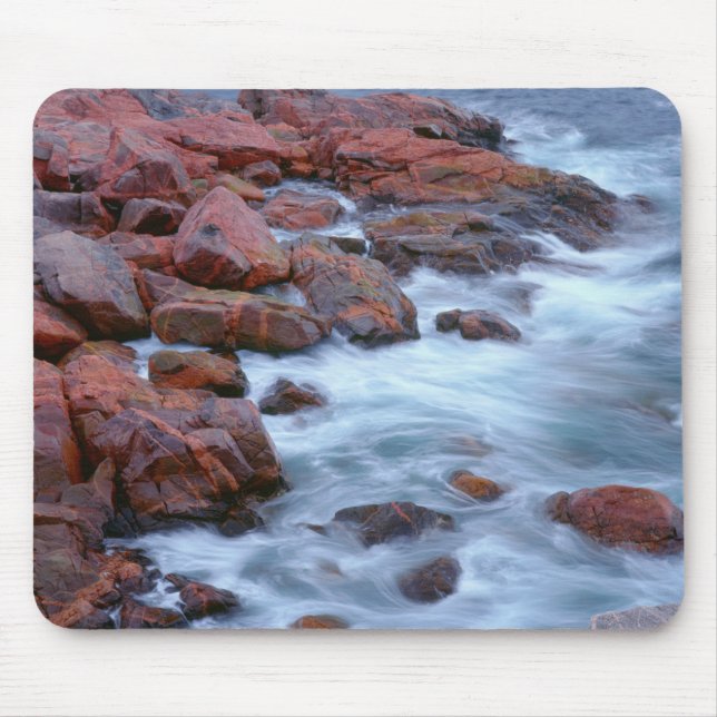 Rocky shoreline with water, Canada Mouse Pad (Front)