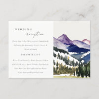 Rocky Snow Mountain Landscape Wedding Reception