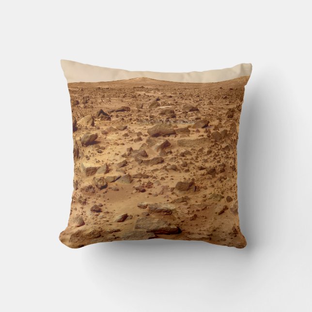 Rocky Surface of Planet Mars Cushion (Front)
