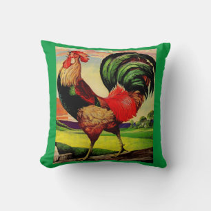 Rocky the Handsome Rooster Cushion
