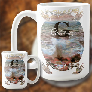 Rocky Waves 0742 Coffee Mug