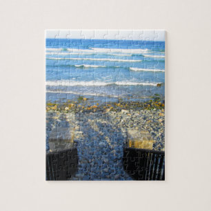 Rocky York Beach Access Jigsaw Puzzle
