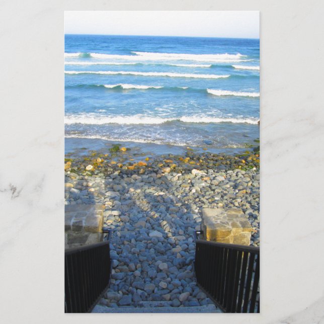 Rocky York Beach Access Stationery (Front)