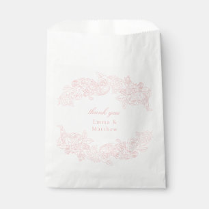 Rococo Baroque Marie Antoinette Victorian Pink Favour Bags