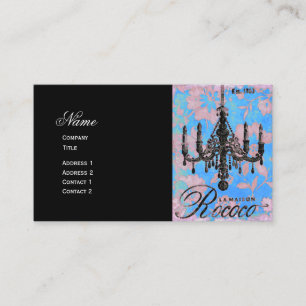 Rococo Chandelier ~ Business Card