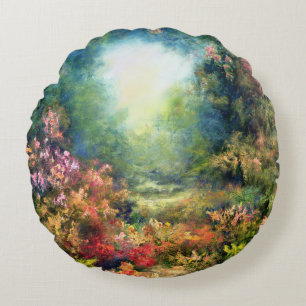 Rococo Delight 1995 Round Cushion