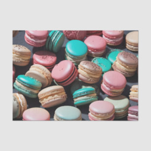 Rococo French Macarons Decoupage Paper 1