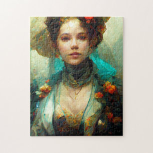 Rococo Future Sci-Fi Fantasy Jigsaw Puzzle