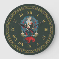 Rococo mermaid art nouveau