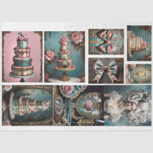 Rococo Parisian Masterboard - France - Cake Tissue Paper