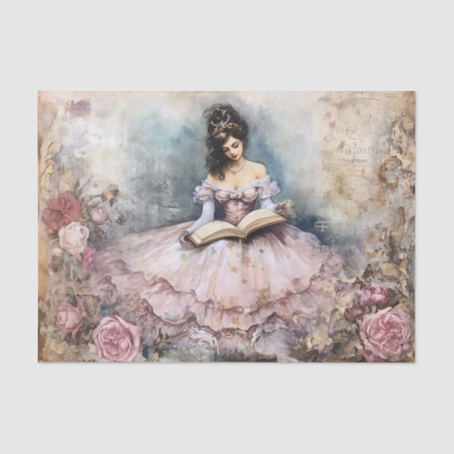 Rococo Princess Tissue Page Paper (Front)