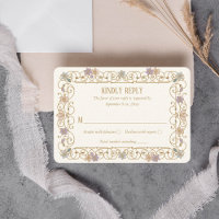 Rococo Revival Elegant Vintage Floral Wedding