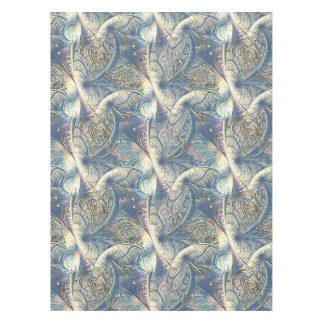 Rococo Rich Pattern design with Gold Relief Tablecloth (Front)