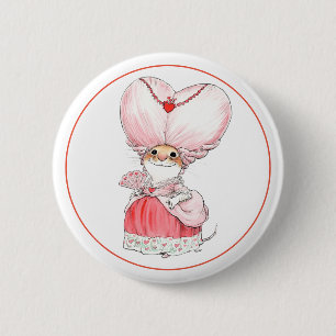 Rococo Valentine Mouse Button