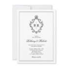 Rococo Vintage Monogram Wedding