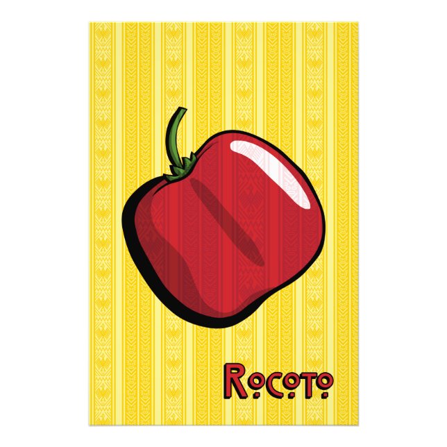 Rocoto Chilli Pepper Art Print (Front)