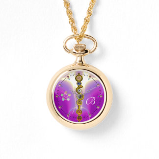 ROD ASCLEPIUS 7 CHAKRAS,YOGA,SPIRITUAL ENERGY Pink Watch