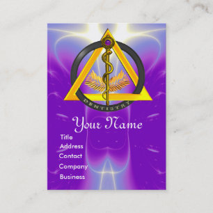 ROD ASCLEPIUS DENTISTRY DENTIST APPOINTMENT Purple Card
