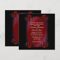 Rod Iron Roses on Blood Red Victorian