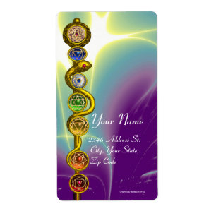 ROD OF ASCLEPIUS 7 CHAKRAS,YOGA ,SPIRITUAL ENERGY