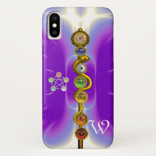 ROD OF ASCLEPIUS 7 CHAKRAS,YOGA ,SPIRITUAL ENERGY Case-Mate iPhone CASE