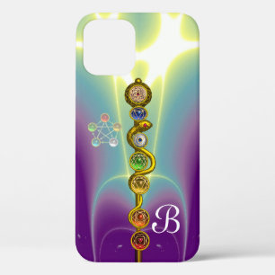 ROD OF ASCLEPIUS 7 CHAKRAS,YOGA ,SPIRITUAL ENERGY iPhone 12 CASE