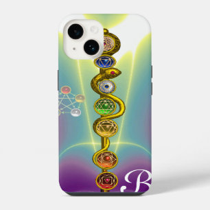 ROD OF ASCLEPIUS 7 CHAKRAS,YOGA ,SPIRITUAL ENERGY iPhone 14 CASE