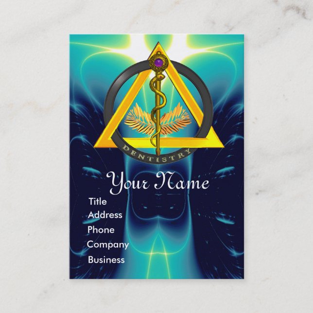 ROD OF ASCLEPIUS DENTIST DENTISTRY APPOINTMENT (Front)