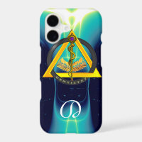 ROD OF ASCLEPIUS DENTIST DENTISTRY MONOGRAM