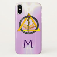 ROD OF ASCLEPIUS DENTIST DENTISTRY MONOGRAM