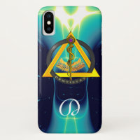 ROD OF ASCLEPIUS DENTIST DENTISTRY MONOGRAM