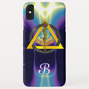 ROD OF ASCLEPIUS DENTIST DENTISTRY MONOGRAM Case-Mate iPhone CASE