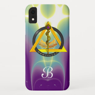 ROD OF ASCLEPIUS DENTIST DENTISTRY MONOGRAM Case-Mate iPhone CASE