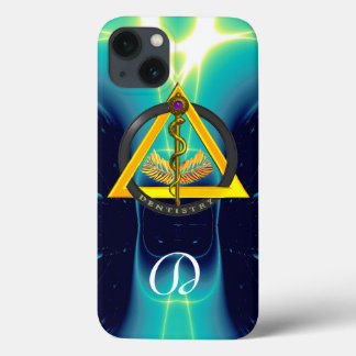 ROD OF ASCLEPIUS DENTIST DENTISTRY MONOGRAM iPhone 13 CASE