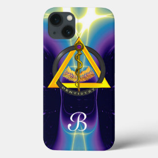 ROD OF ASCLEPIUS DENTIST DENTISTRY MONOGRAM iPhone 13 CASE