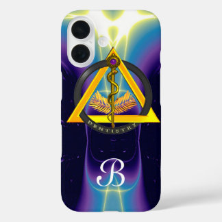 ROD OF ASCLEPIUS DENTIST DENTISTRY MONOGRAM iPhone 16 CASE