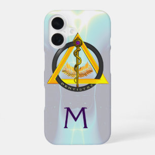 ROD OF ASCLEPIUS DENTIST DENTISTRY MONOGRAM iPhone 16 CASE