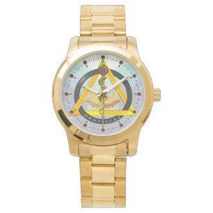 ROD OF ASCLEPIUS DENTIST DENTISTRY SYMBOL,blue Watch