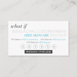 Rodan And Fields Loyalty Cards