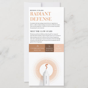 Rodan and Fields Radiant Defence Flyer