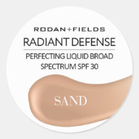 Rodan and Fields Radiant Defence Stickers | Sand