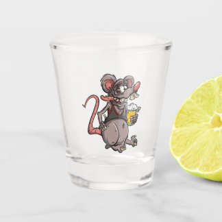 Roddy Rat Fink Style Beer Lover Brew Shot Glass