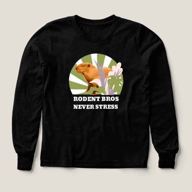 Rodent Bros Never Stress Capybara (Design Front)