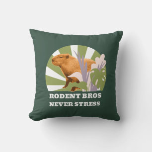 Rodent Bros Never Stress Capybara Cushion