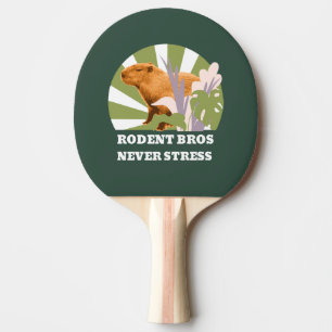 Rodent Bros Never Stress Capybara Ping Pong Paddle