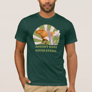 Rodent Bros Never Stress Capybara T-Shirt