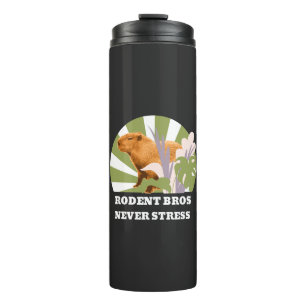 Rodent Bros Never Stress Capybara Thermal Tumbler